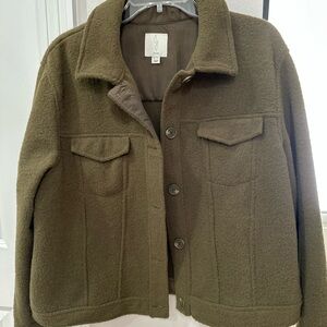 Joie Khaki Utility Jacket